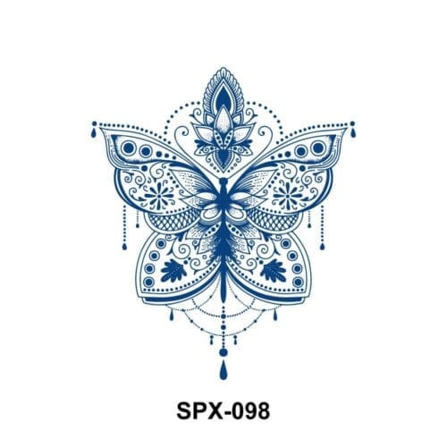 Mandala Butterfly Temporary Tattoo online