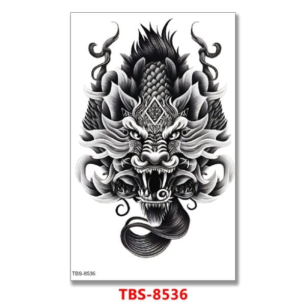 TBS-8536.jpg Buy FOCUSED DRAGON Tattoos Online in Australia at Best Price - Quick Tattz