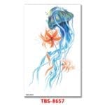 Jelly Fish Temporary Tattoos
