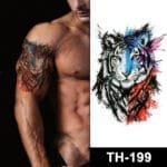 Tiger Temporary Tattoos