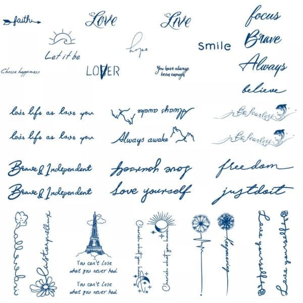 semi-permanent assorted 21 pack