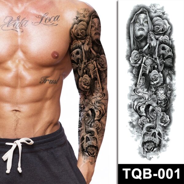 Bike N Skulls Temporary Tattoos bike n skulls temporary tattoos