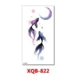 Purple Fish Temporary Tattoos | Playful Ocean-Inspired Art