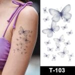 butterfly multipack temporary tattoos