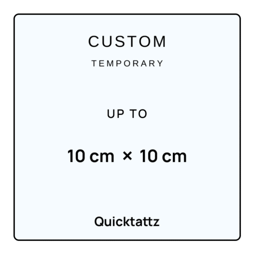 MEDIUM CUSTOM TEMPORARY TATTOO - Image 1