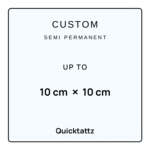 Medium Custom Semi-permanent Tattoo