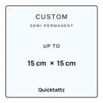 Buy LARGE CUSTOM SEMI-PERMANENT TATTOO Tattoos Online in Australia at Best Price - Quick Tattz