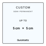 Buy SMALL CUSTOM SEMI-PERMANENT TATTOO Tattoos Online in Australia at Best Price - Quick Tattz