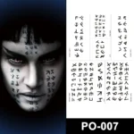 Buy TEMPORARY TATTOO MUMMY GLYPHS Tattoos Online in Australia at Best Price - Quick Tattz