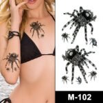 Buy TEMPORARY TATTOO SPIDERS 7 PACK Tattoos Online in Australia at Best Price - Quick Tattz