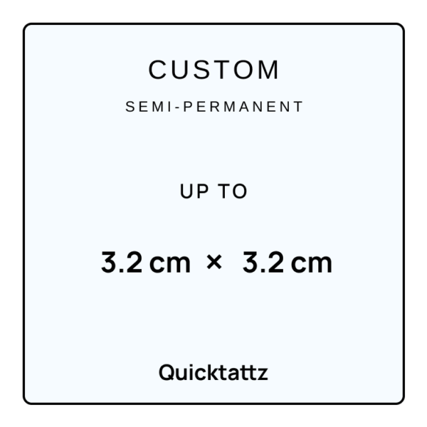 Buy Tiny Custom Semi-Permanent Tattoos Online in Australia at Best Price - Quick Tattz