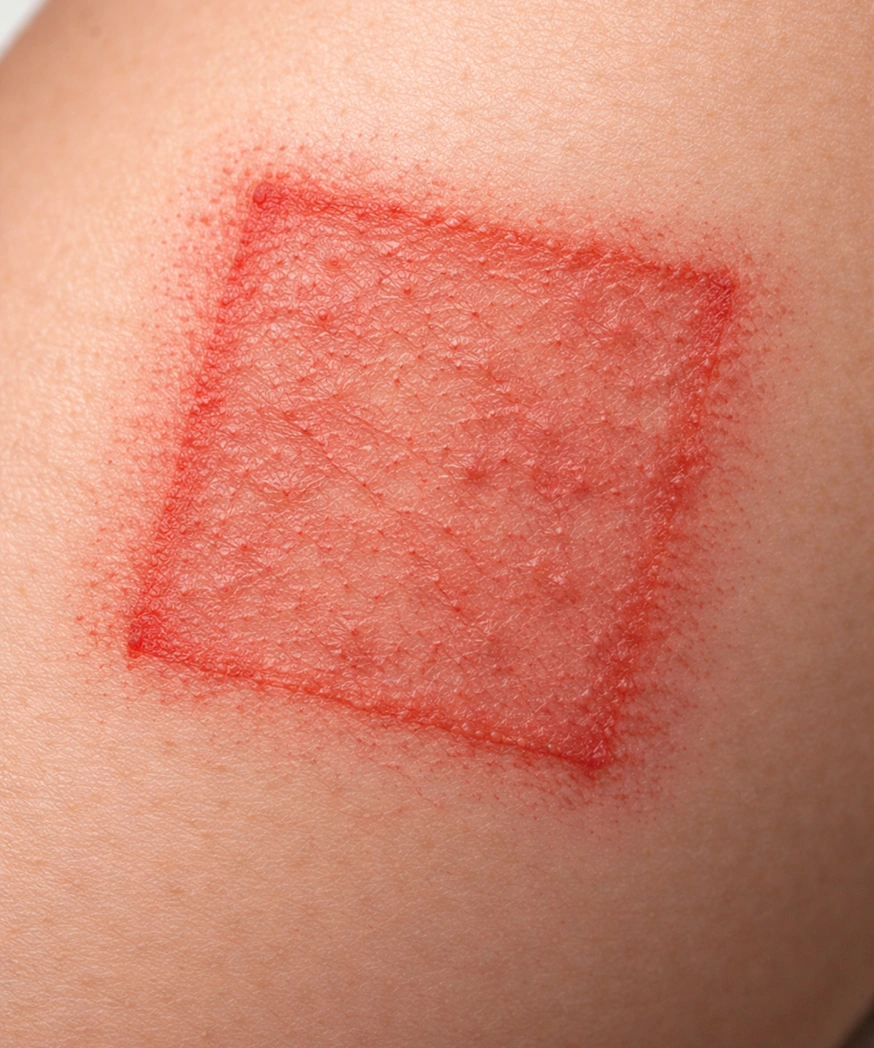 Skin-rash-and-chemical-burn-from-cheap-temporary-tattoo-adhesive
