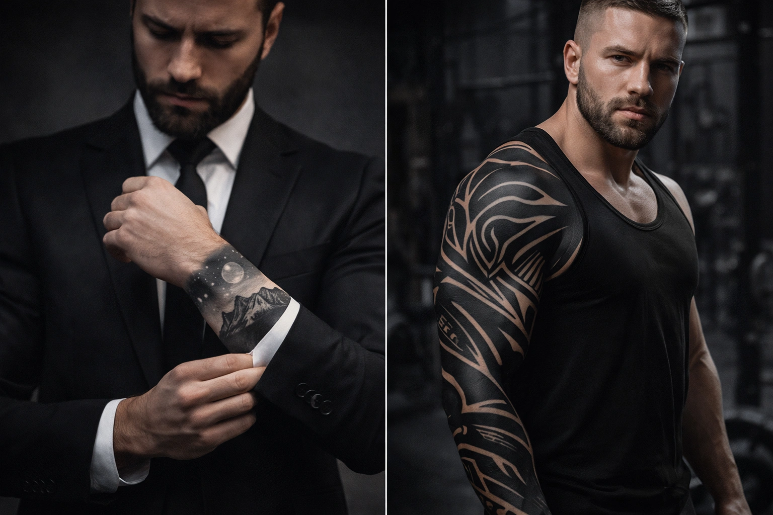 Men_s-tattoo-trends-2026-blackout-vs-micro-realism