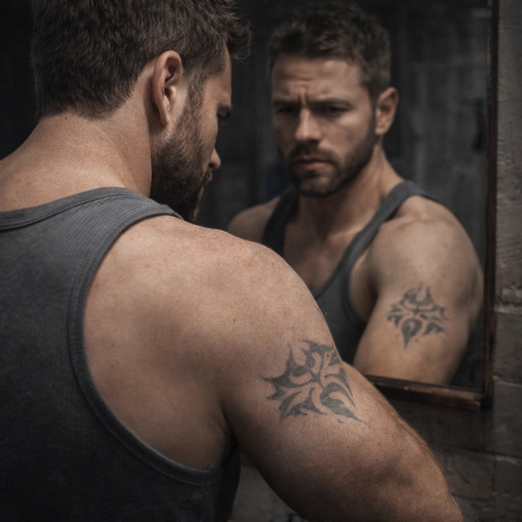 Outdated-men_s-tribal-tattoo-vs-modern-blackout-trend
