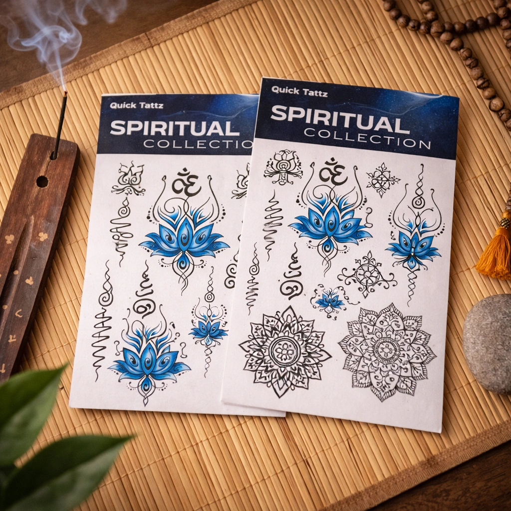 Quick-Tattz-spiritual-and-Buddhist-temporary-tattoo-collection