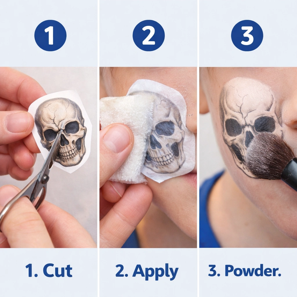 Easy Halloween Makeup Tutorial Step by Step